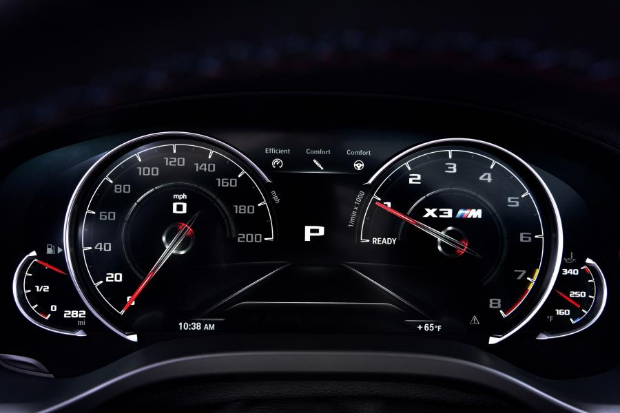Панель приборов BMW X3 M Competition (F97) 2019 года  (NA) (фото 13 из 125)